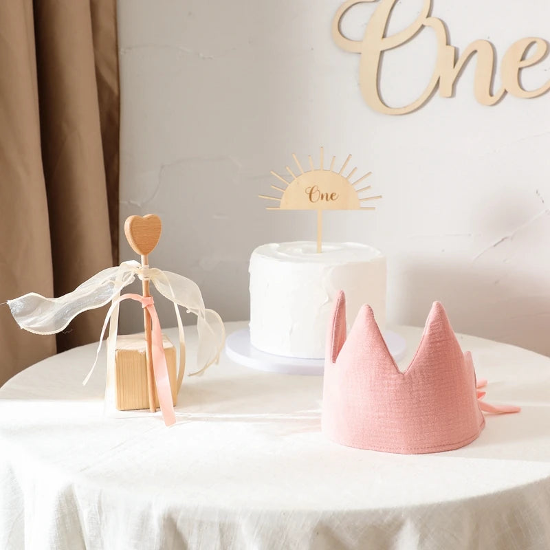 Baby Birthday Hat Set