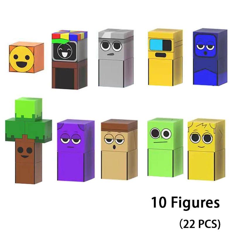Magnetic Building Block Sprunki