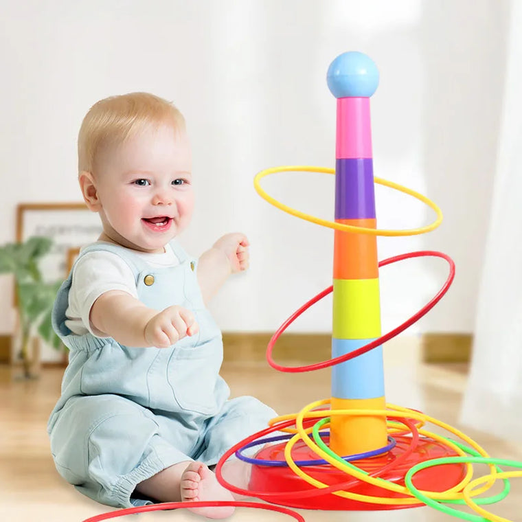 Children Throw Circle Game