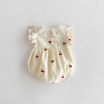 Baby Clothes Lace Collar Bodysuit