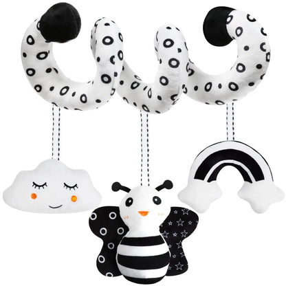 Sensory Baby Plush Rattle Toy