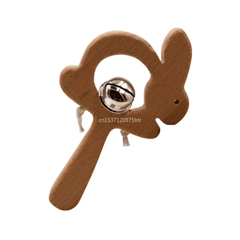 Wood Teether Rabbit Owl