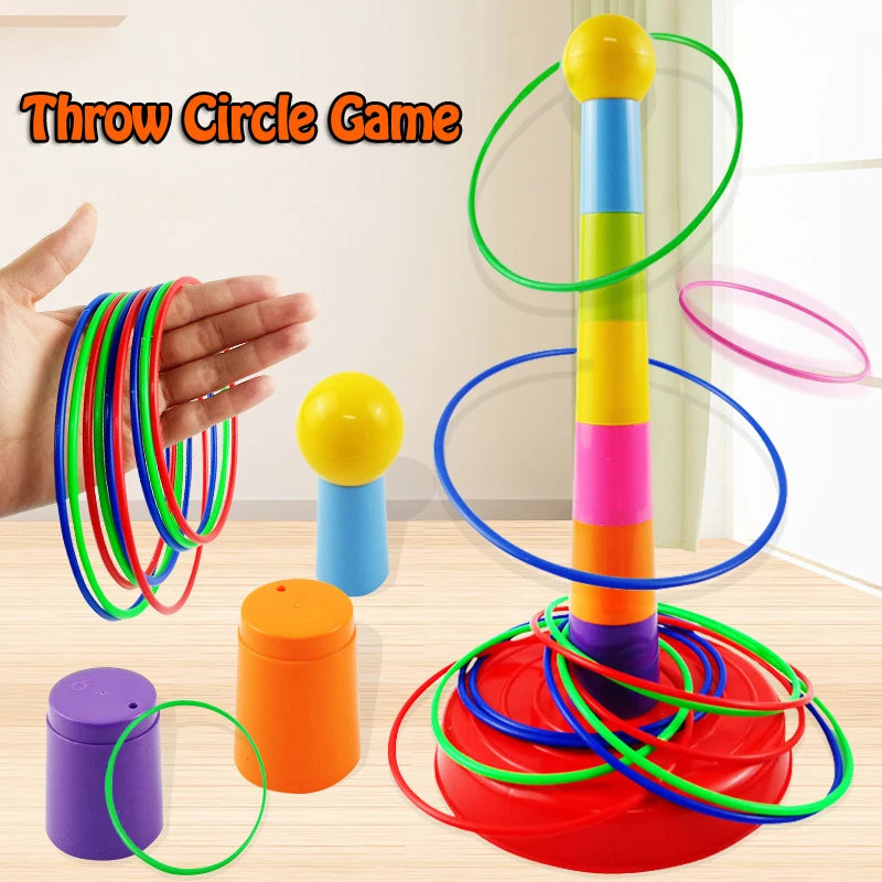 Children Throw Circle Game