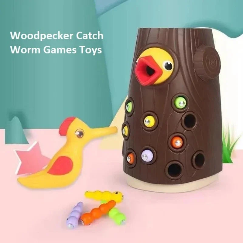 Woodpecker Magnetic Catch Worm