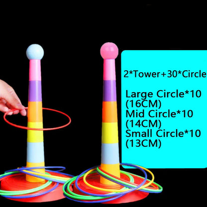 Children Throw Circle Game