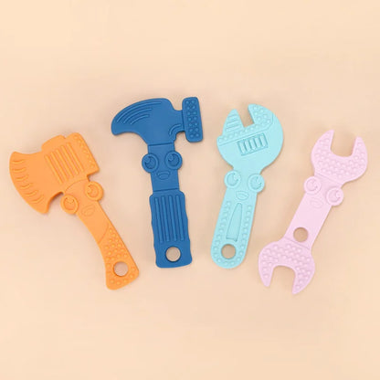 Silicone Teether Wrench Hammer Tools
