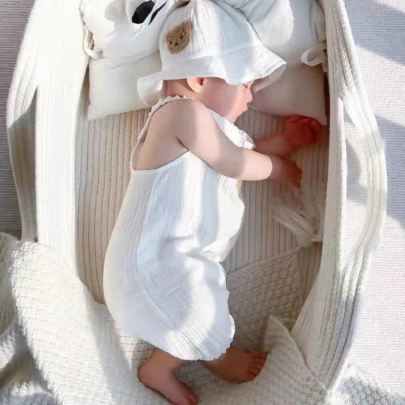 3Pcs Muslin Baby Jumpsuit