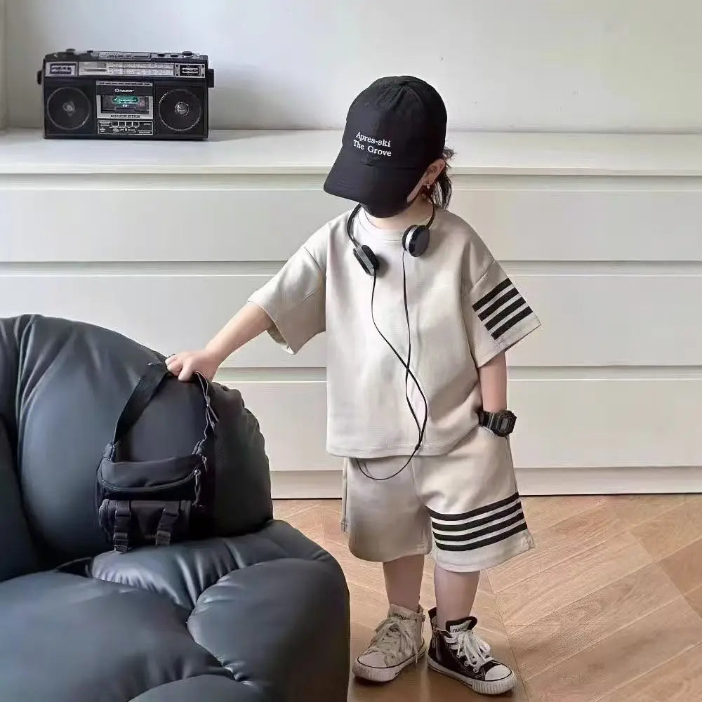 Girls summer t-shirt shorts set