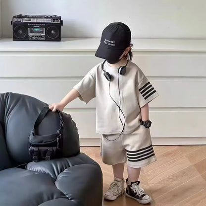 Girls summer t-shirt shorts set