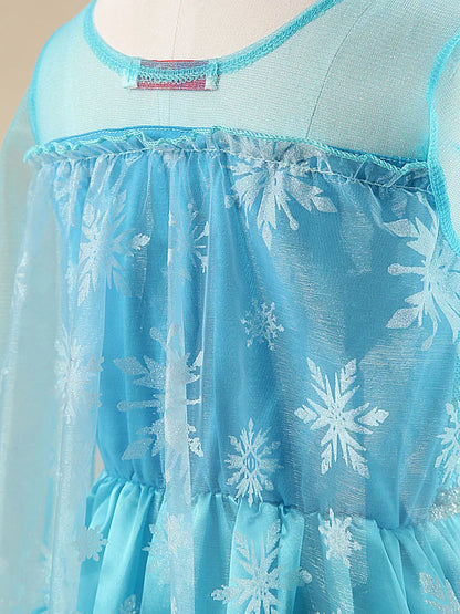 Girls Snow Queen Elsa Kids Costumes