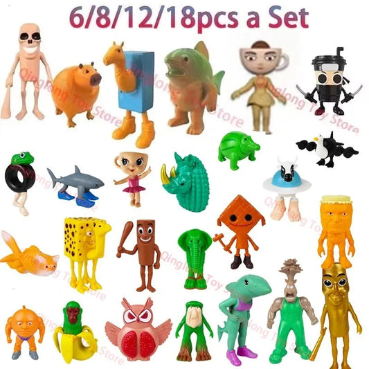 Italian Brainrot Tung Sahur Figure Toy