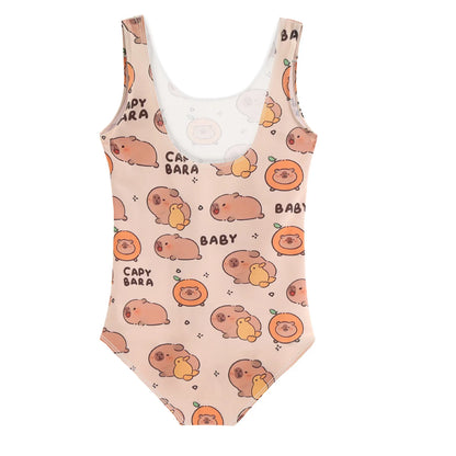 Funny Capybara Swiming Suit