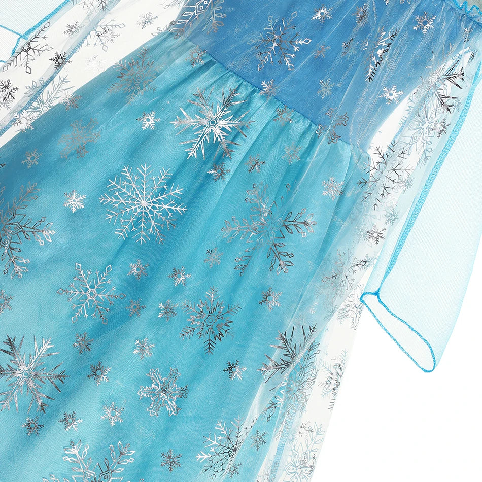 Girls Snow Queen Elsa Kids Costumes