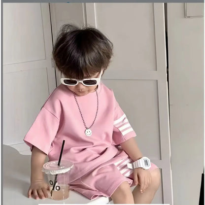 Girls summer t-shirt shorts set