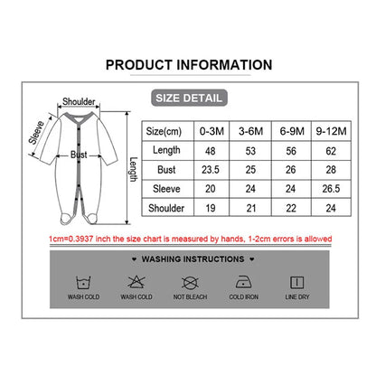 3PCS/Set Autumn Unisex Baby Rompers