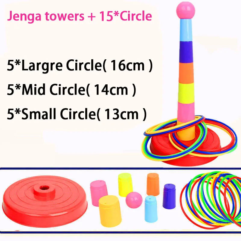 Children Throw Circle Game