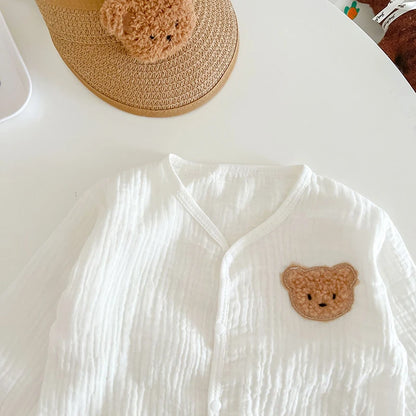 3Pcs Muslin Baby Jumpsuit