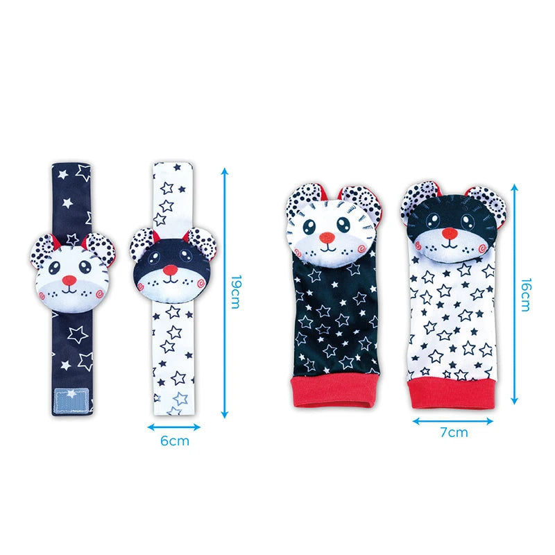 Sensory Baby Teether Rattle Hand Grip