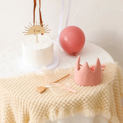 Baby Birthday Hat Set