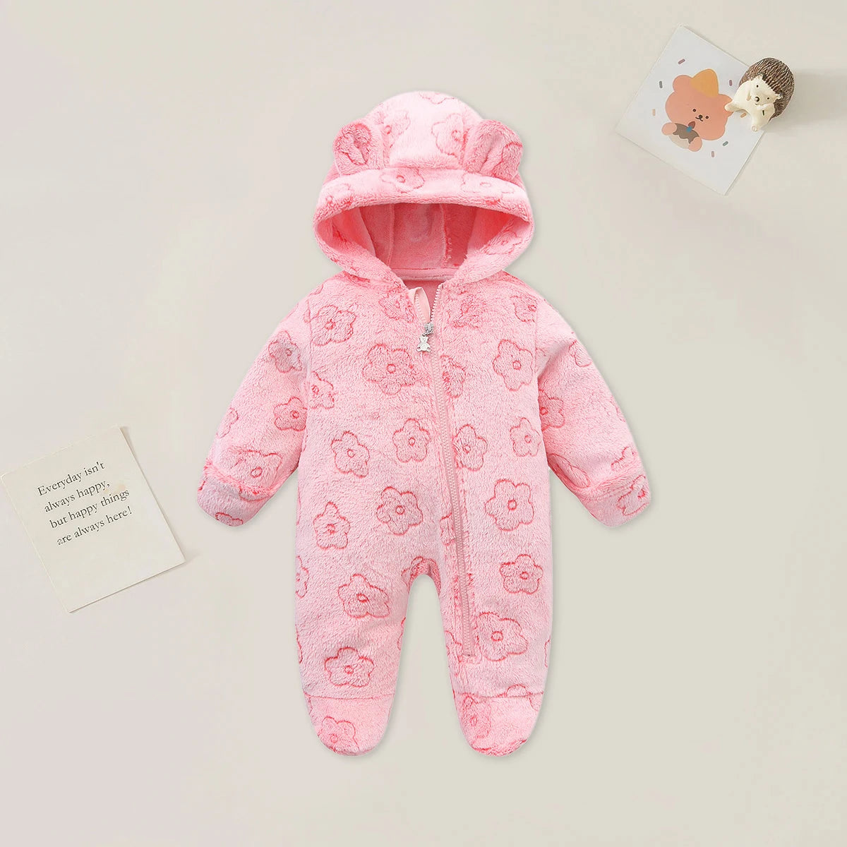 AYNIGIELL 0-12M Cartoon Newborn Bodysuit