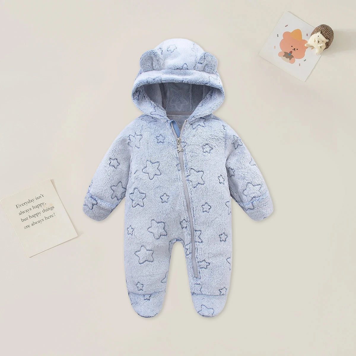 AYNIGIELL 0-12M Cartoon Newborn Bodysuit