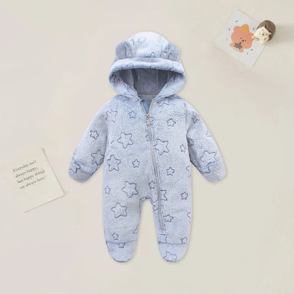 AYNIGIELL 0-12M Cartoon Newborn Bodysuit