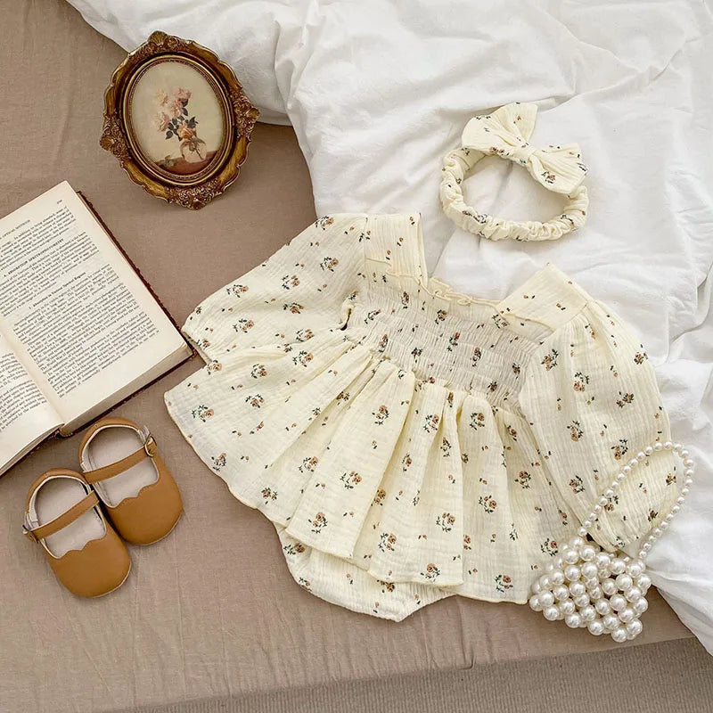 Baby Bodysuits Floral Girls