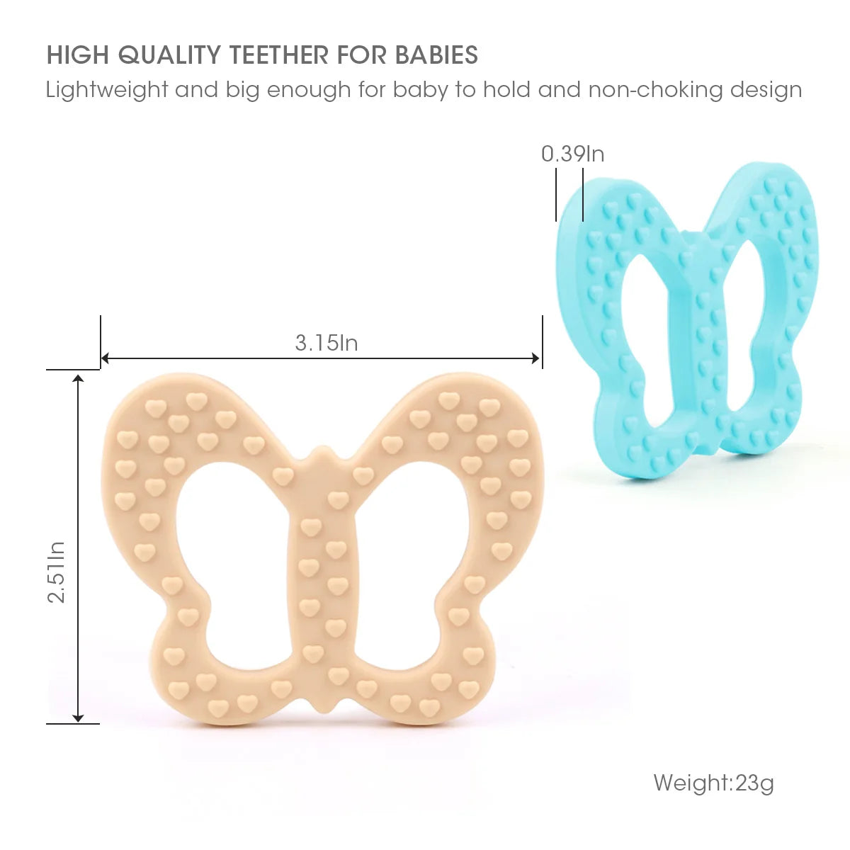 Cartoon Leaf Baby Silicone Teether