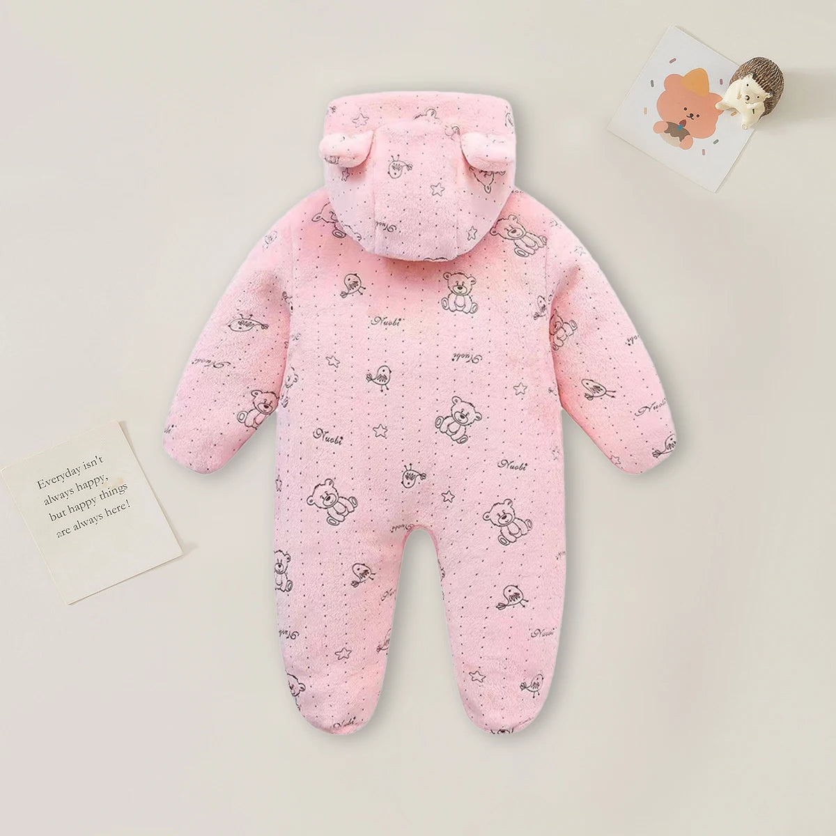 AYNIGIELL 0-12M Cartoon Newborn Bodysuit