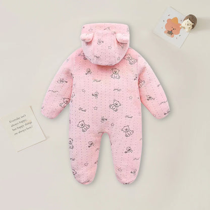 AYNIGIELL 0-12M Cartoon Newborn Bodysuit