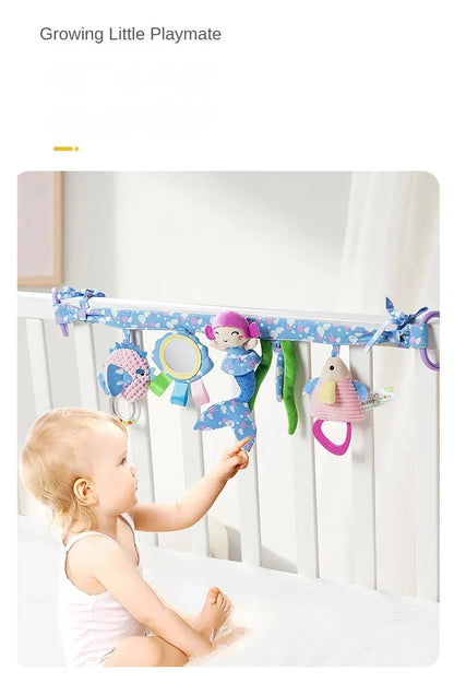 Sensory Baby Plush Rattle Toy