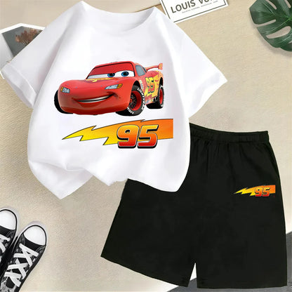 2025 Disney Cars Kids T-shirt Set