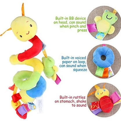 Sensory Baby Plush Rattle Toy
