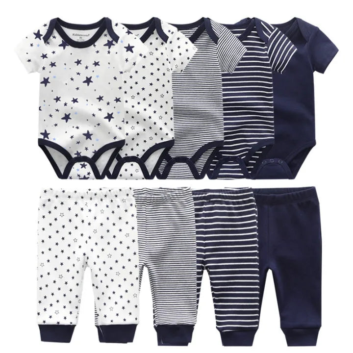 Unisex Newborn Bodysuits+Pants