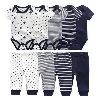 Unisex Newborn Bodysuits+Pants