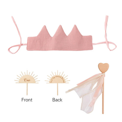 Baby Birthday Hat Set