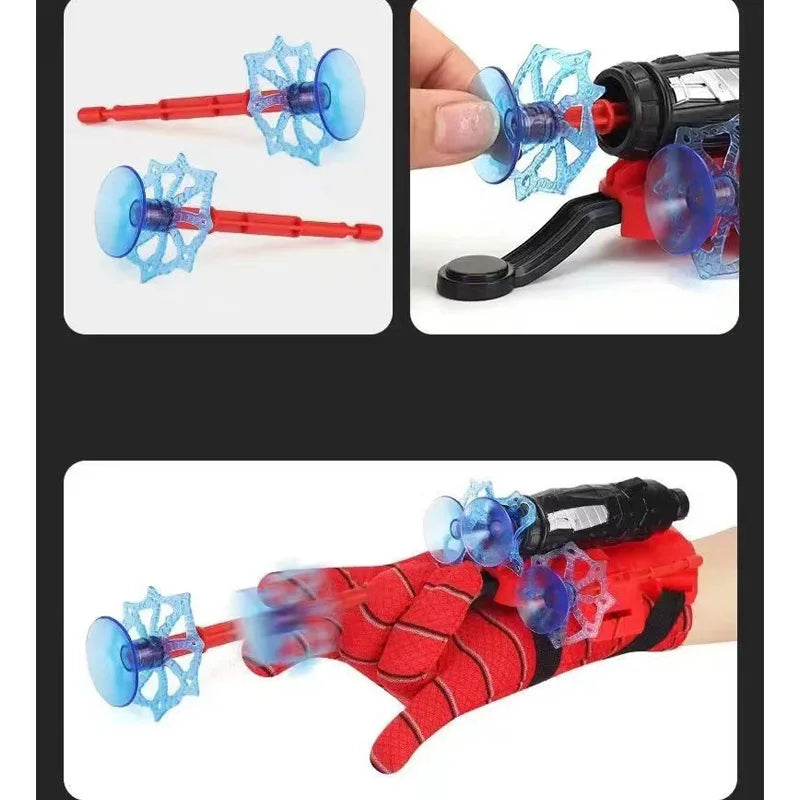 Superhero Launcher with Silk Glove Spiders Web