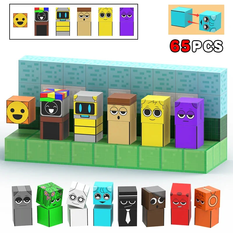 Magnetic Building Block Sprunki