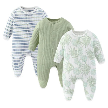 3PCS/Set Autumn Unisex Baby Rompers