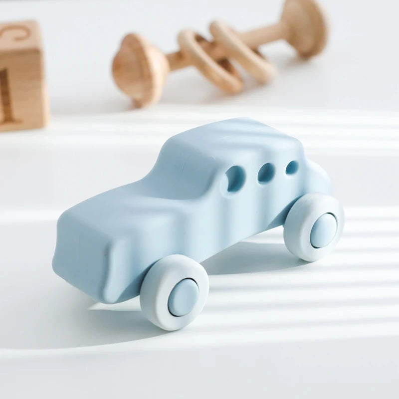 Baby Silicone Teether Cartoon Car