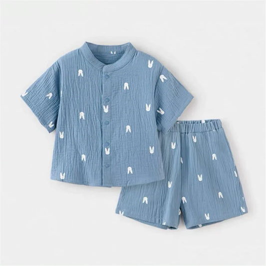 Summer Organic Cotton Baby Boy Suits