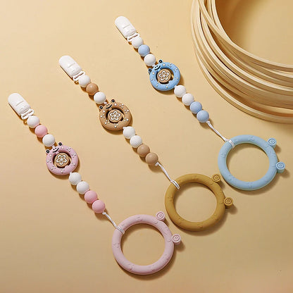 Cartoon Leaf Baby Silicone Teether