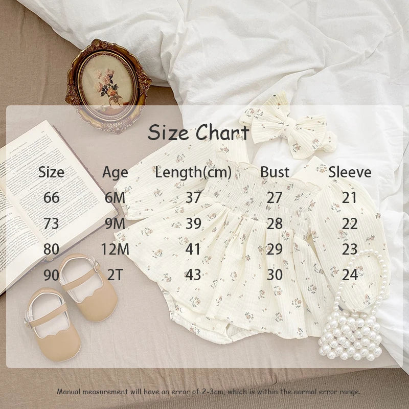 Baby Bodysuits Floral Girls