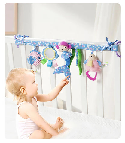 Sensory Baby Plush Rattle Toy