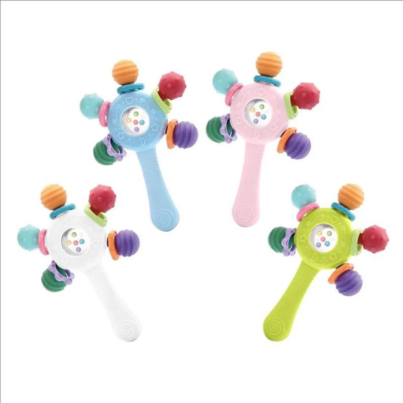 Sensory Baby Teether Rattle Hand Grip