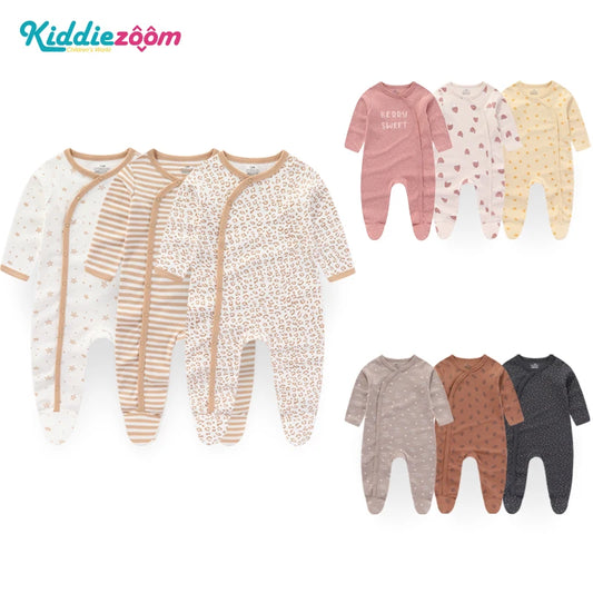 3PCS/Set Autumn Unisex Baby Rompers