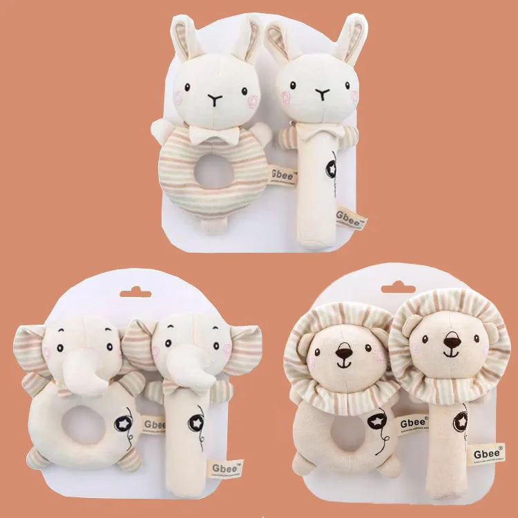 Organic Cotton Hand Rattle Baby Toy