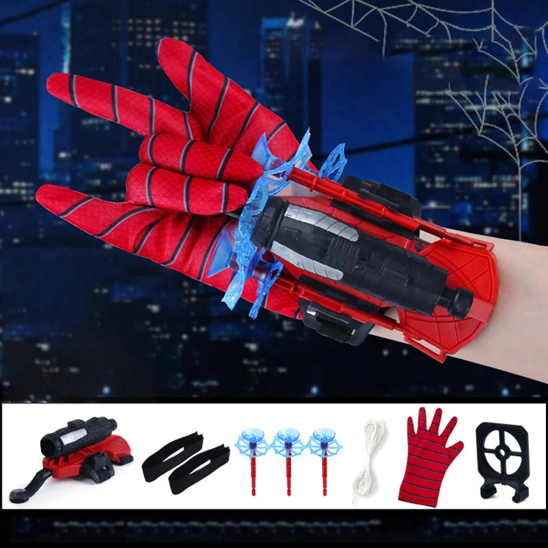 Superhero Launcher with Silk Glove Spiders Web