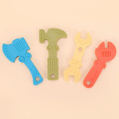 Silicone Teether Wrench Hammer Tools