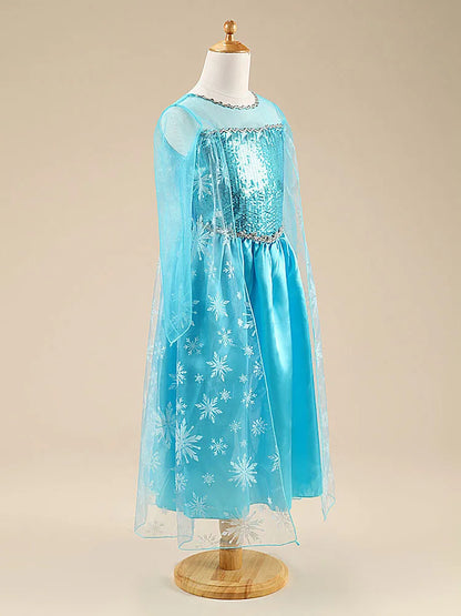 Girls Snow Queen Elsa Kids Costumes